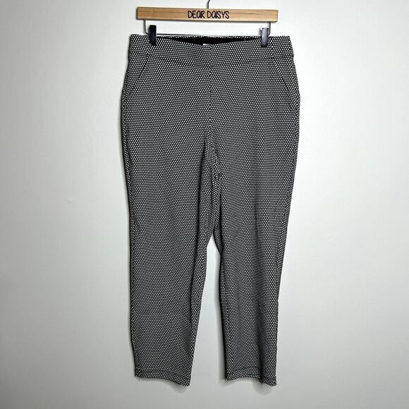 Max Studio Polka Dot Patterned Dress Pants - Picture 1 of 8